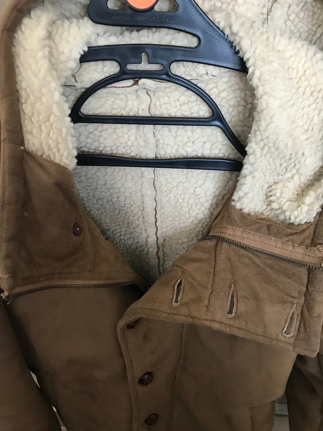 모리걸 일본빈티지 무스탕 코트 하이넥 모리룩 상품이미지3