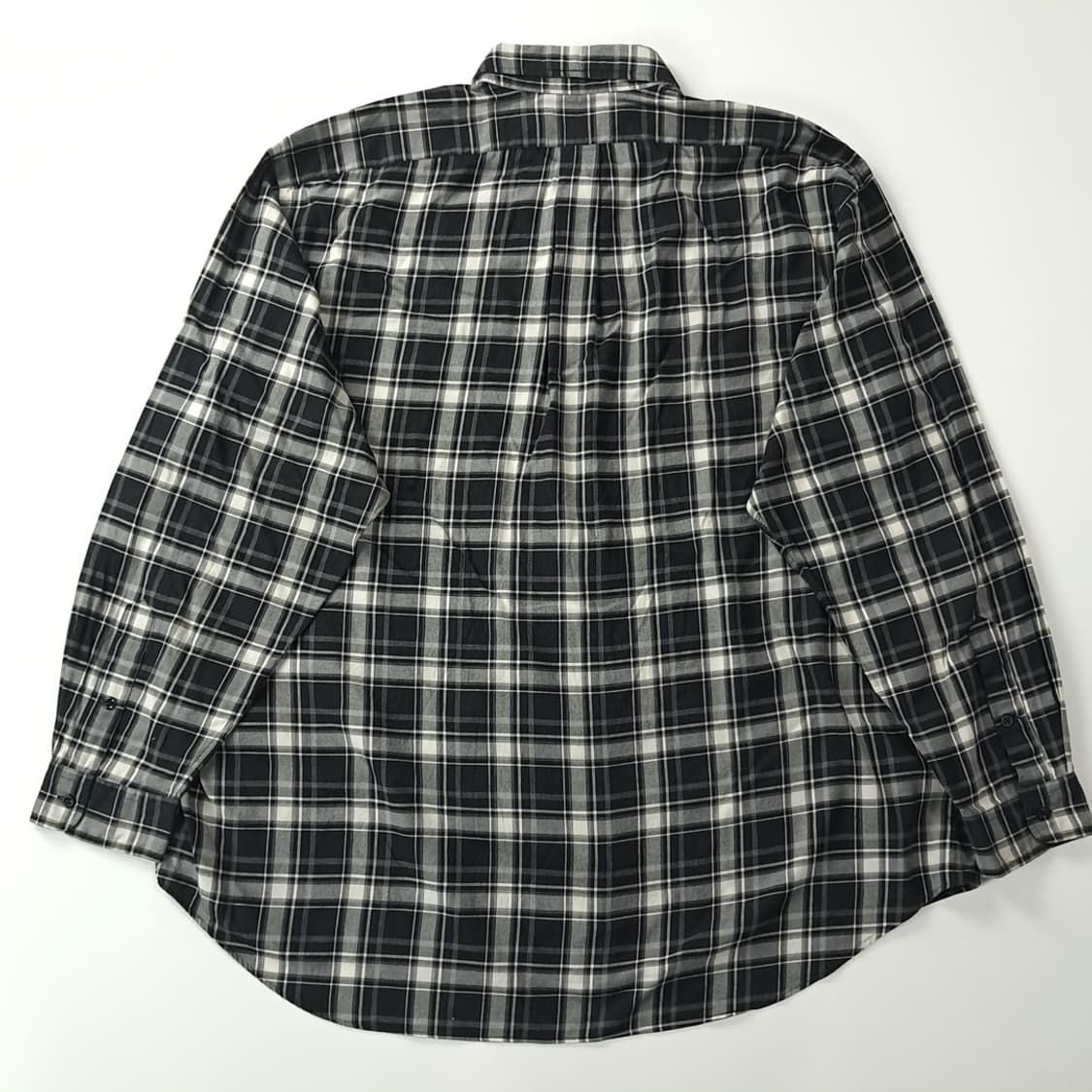 CK579 2XL 폴로 90s 홍콩판 모노 타탄체크 셔츠 남방 상품이미지8
