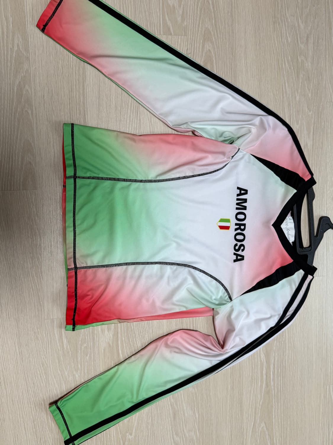 2000아카이브 풋볼 티셔츠 AMOROSA 긴팔 티셔츠 그라데이션 상품이미지1