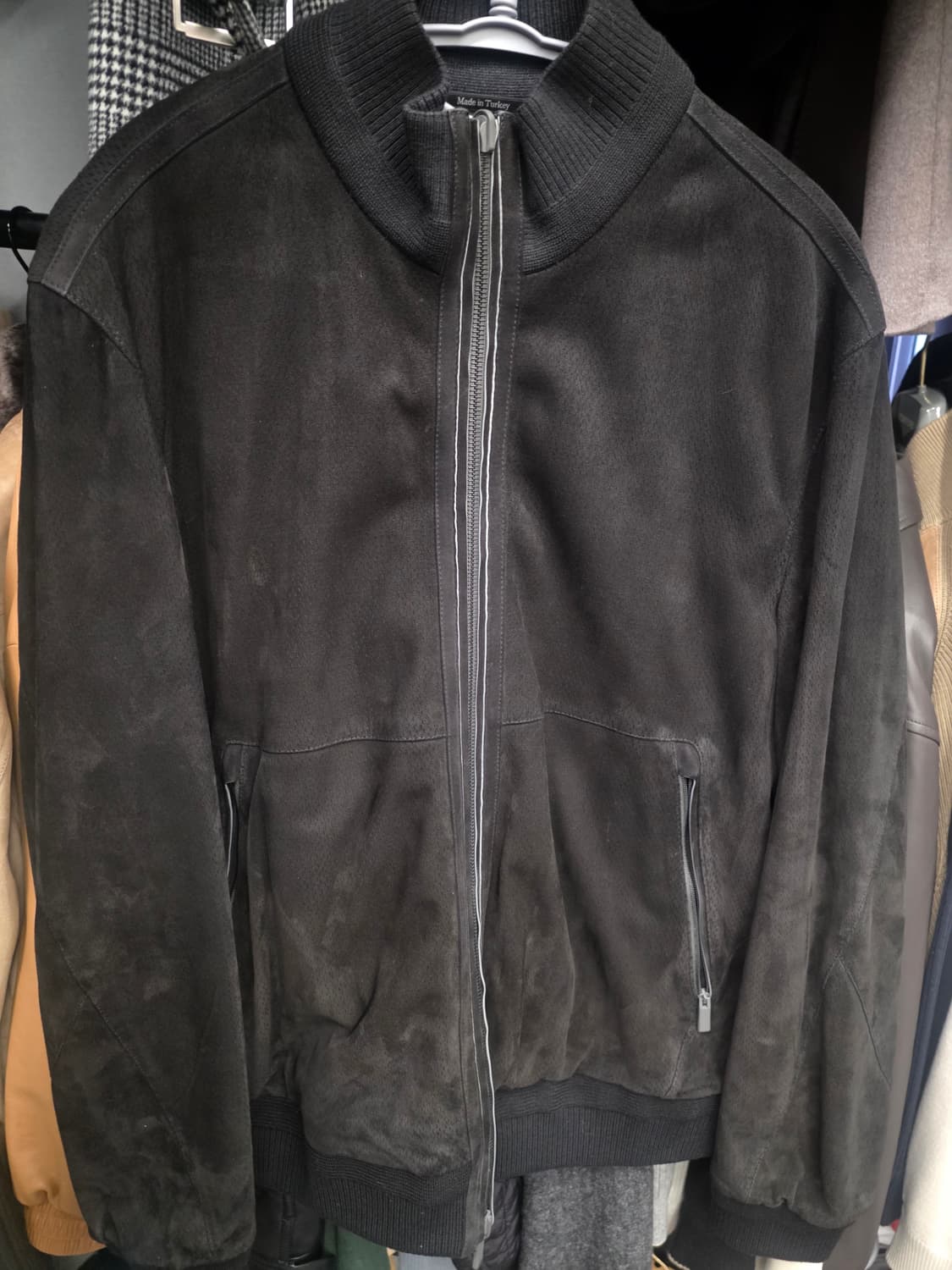 [1200만원대]제냐 양면 스웨이드 천연가죽 리버시블 레더자켓 팝니다 상품이미지2