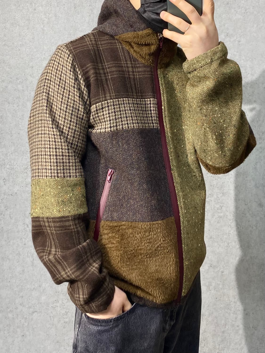 [M] VOO 재패니즈 빈티지 패치워크 후드집업 자켓 상품이미지10