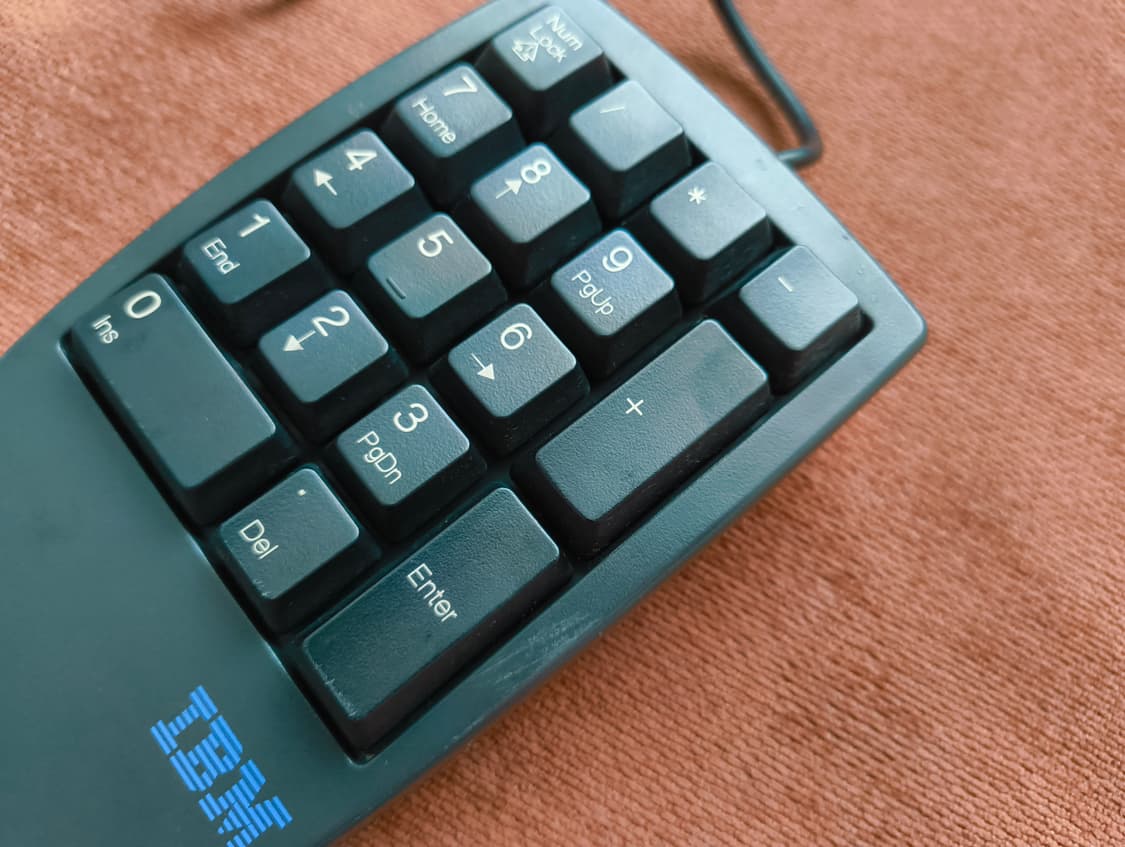 IBM Space Saver2 RT3200 키보드+KU-9880 키패드 상품이미지7