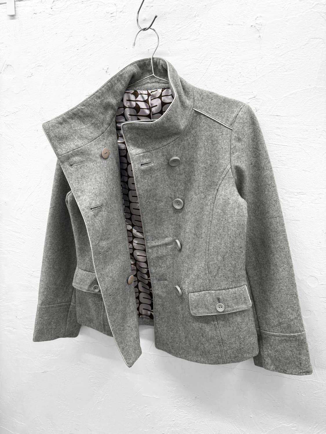 grove 버튼 울 자켓 상품이미지4