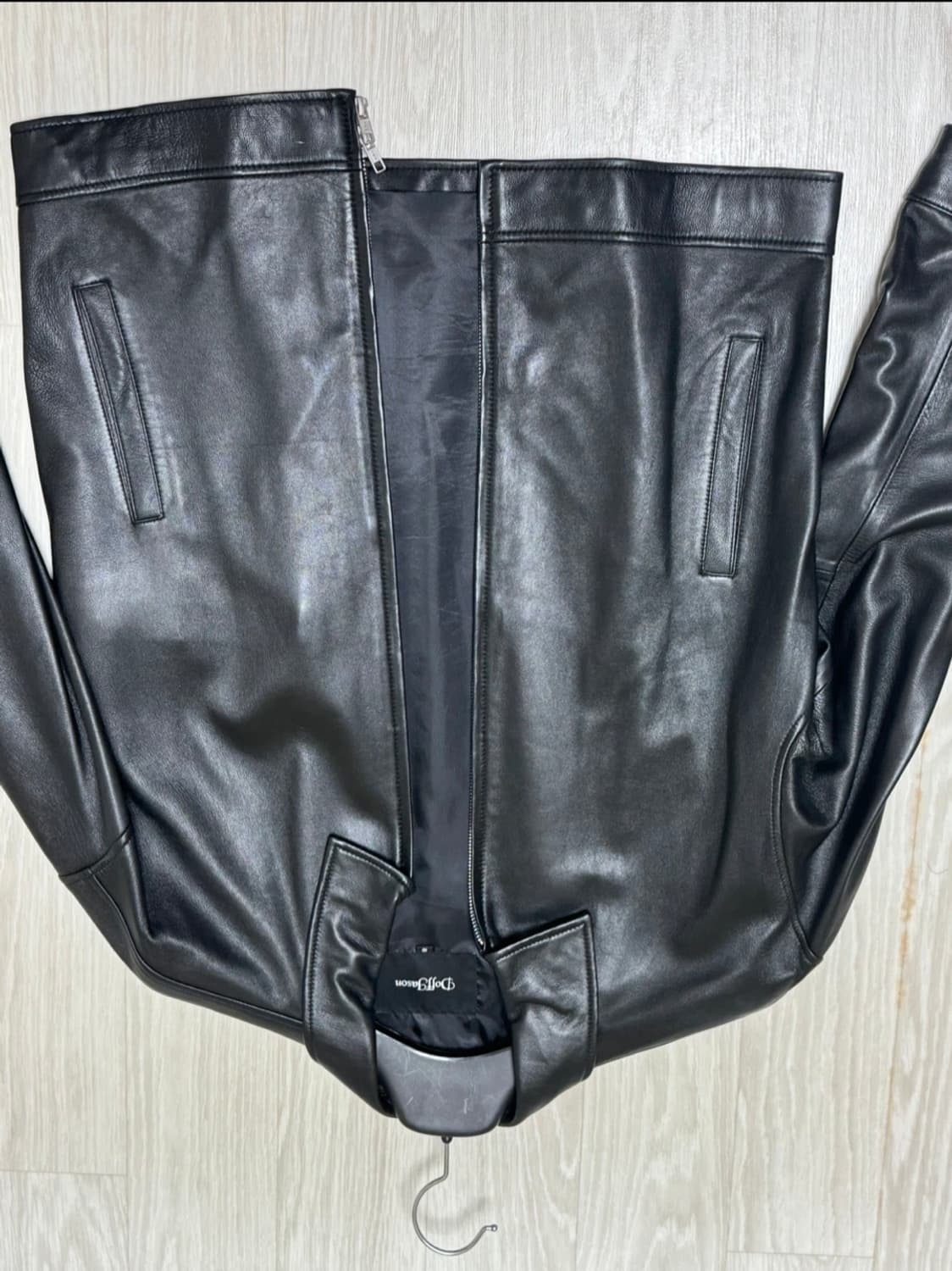 도프제이슨 오버핏 램스킨 싱글 자켓 s 상품이미지1