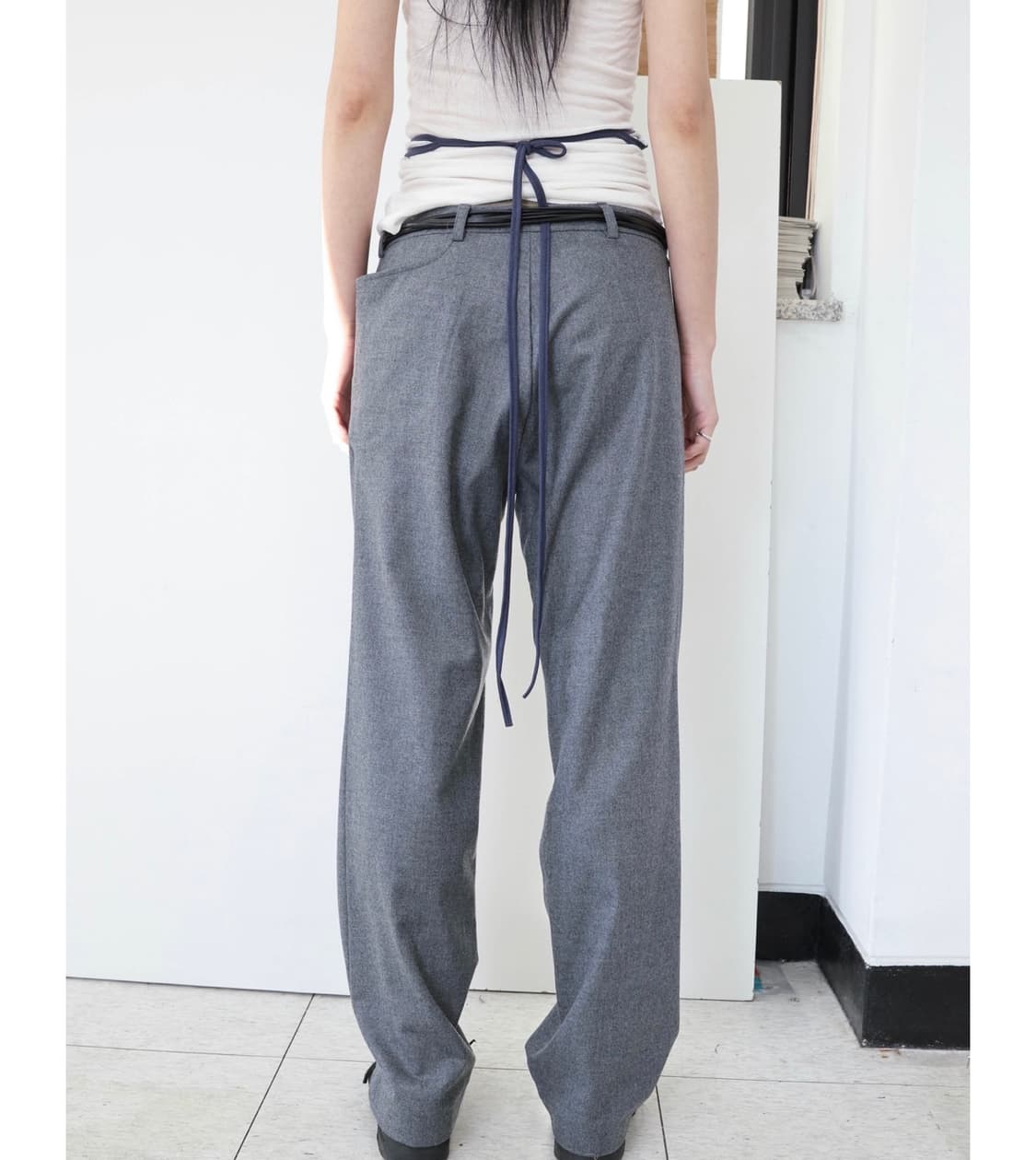 ulika Sanctus DOUBLE POCKET WOOL TROUSER 상품이미지2