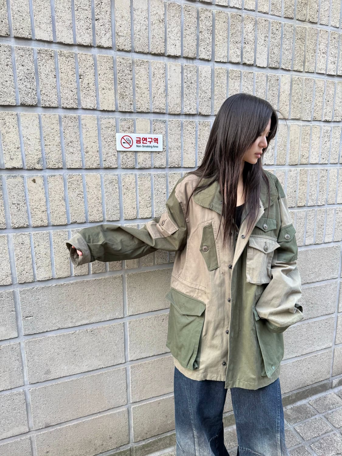 아웃스탠딩 오버핏 멀티포켓 자켓 상품이미지5