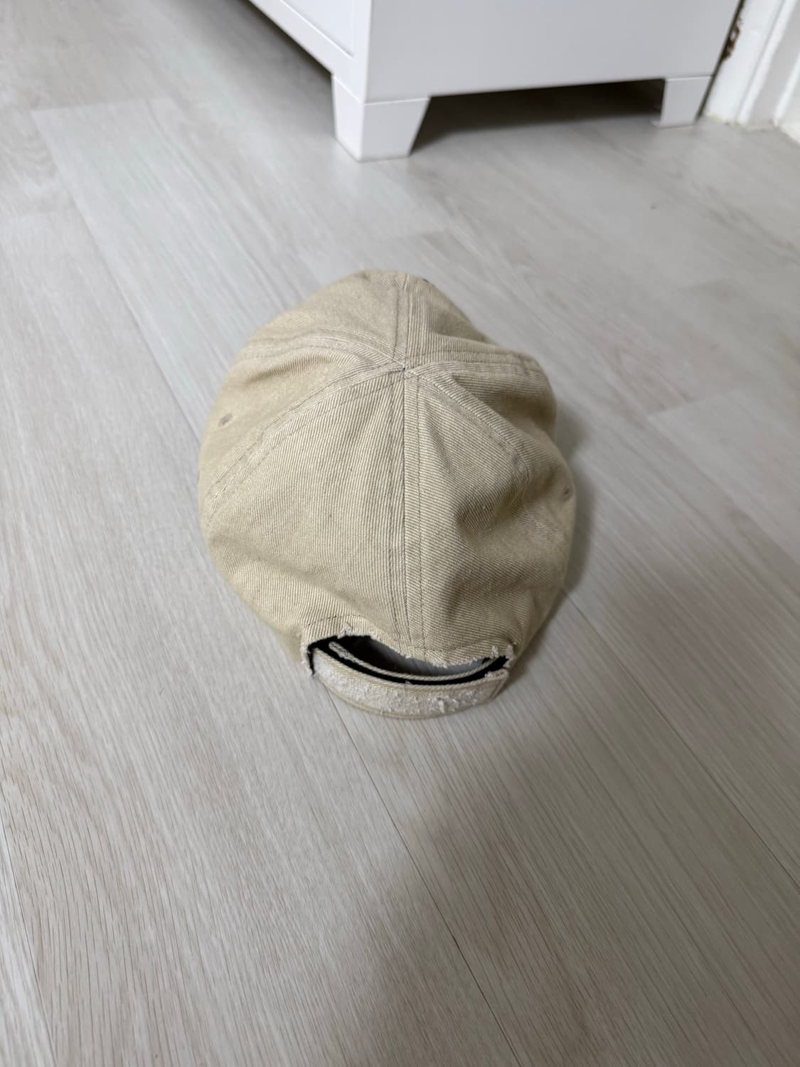 etce 볼캡 보이후드 디스트로이드 캡 베이지 상품이미지3