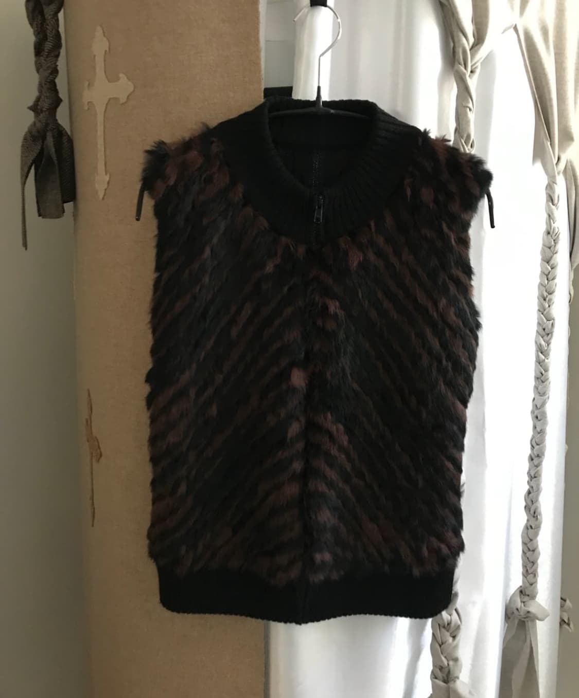 퍼 니트 베스트 상품이미지1