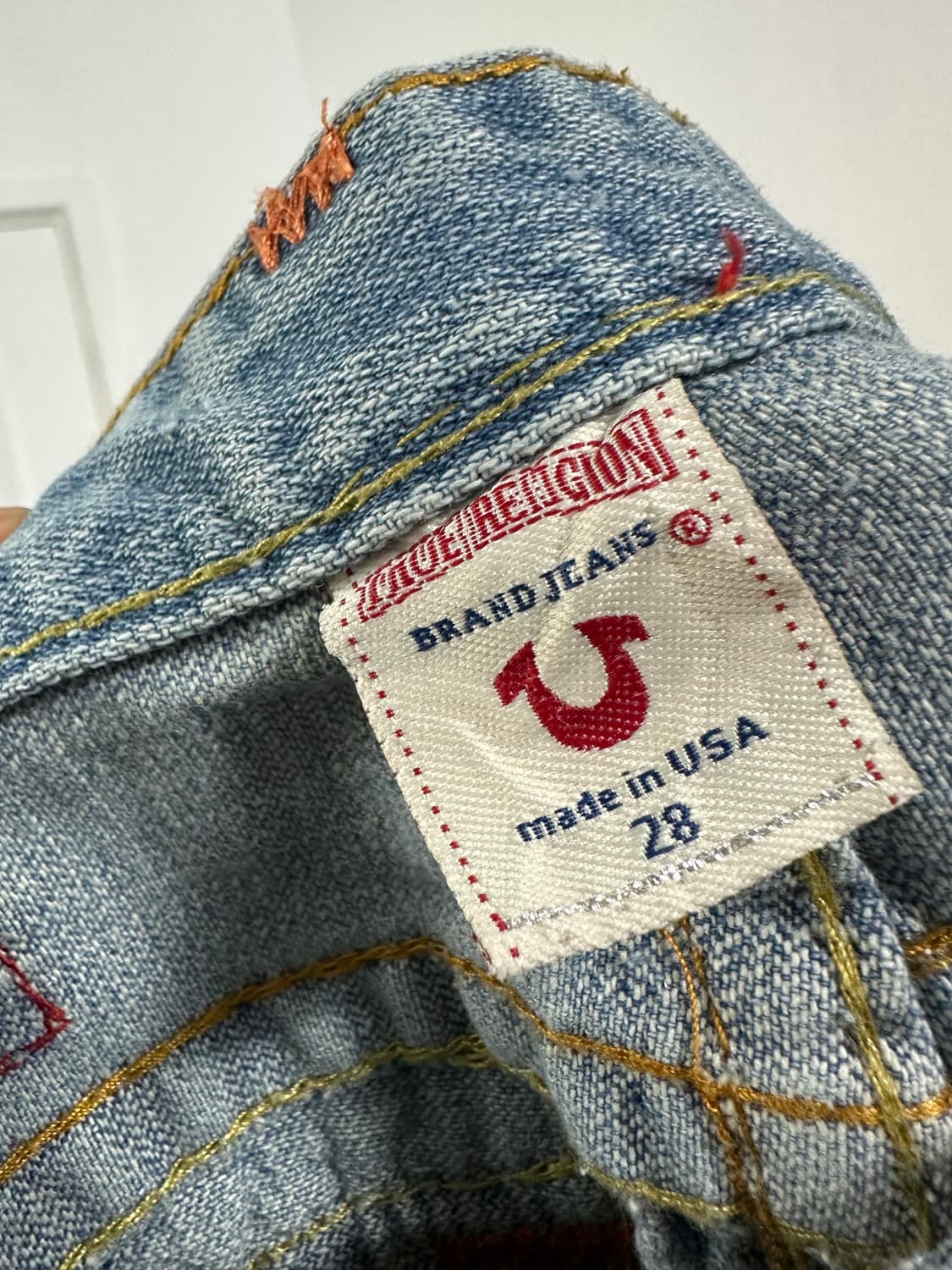 트루릴리전 스티치 데님 팬츠 상품이미지4