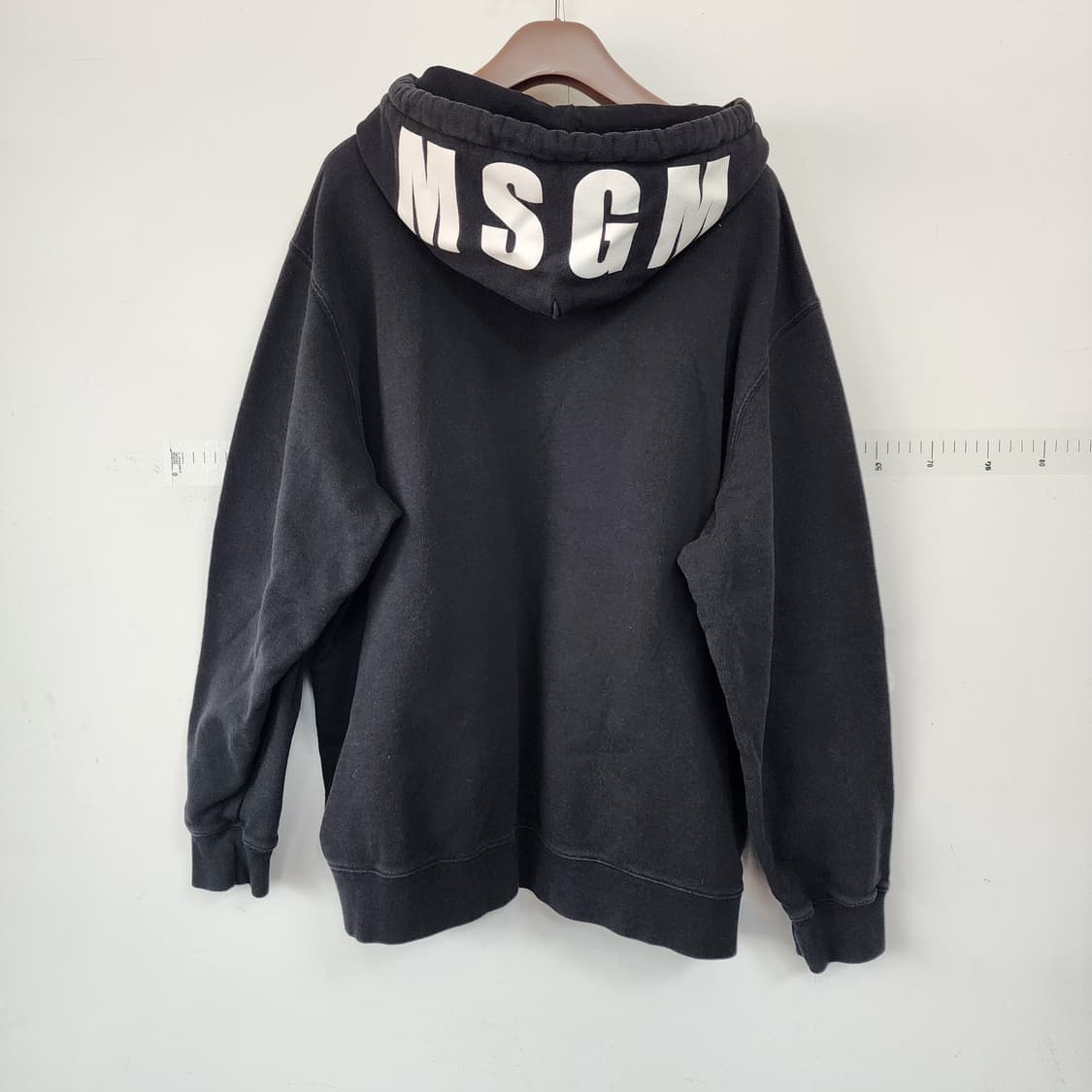 MSGM 블랙 후드티 상품이미지4