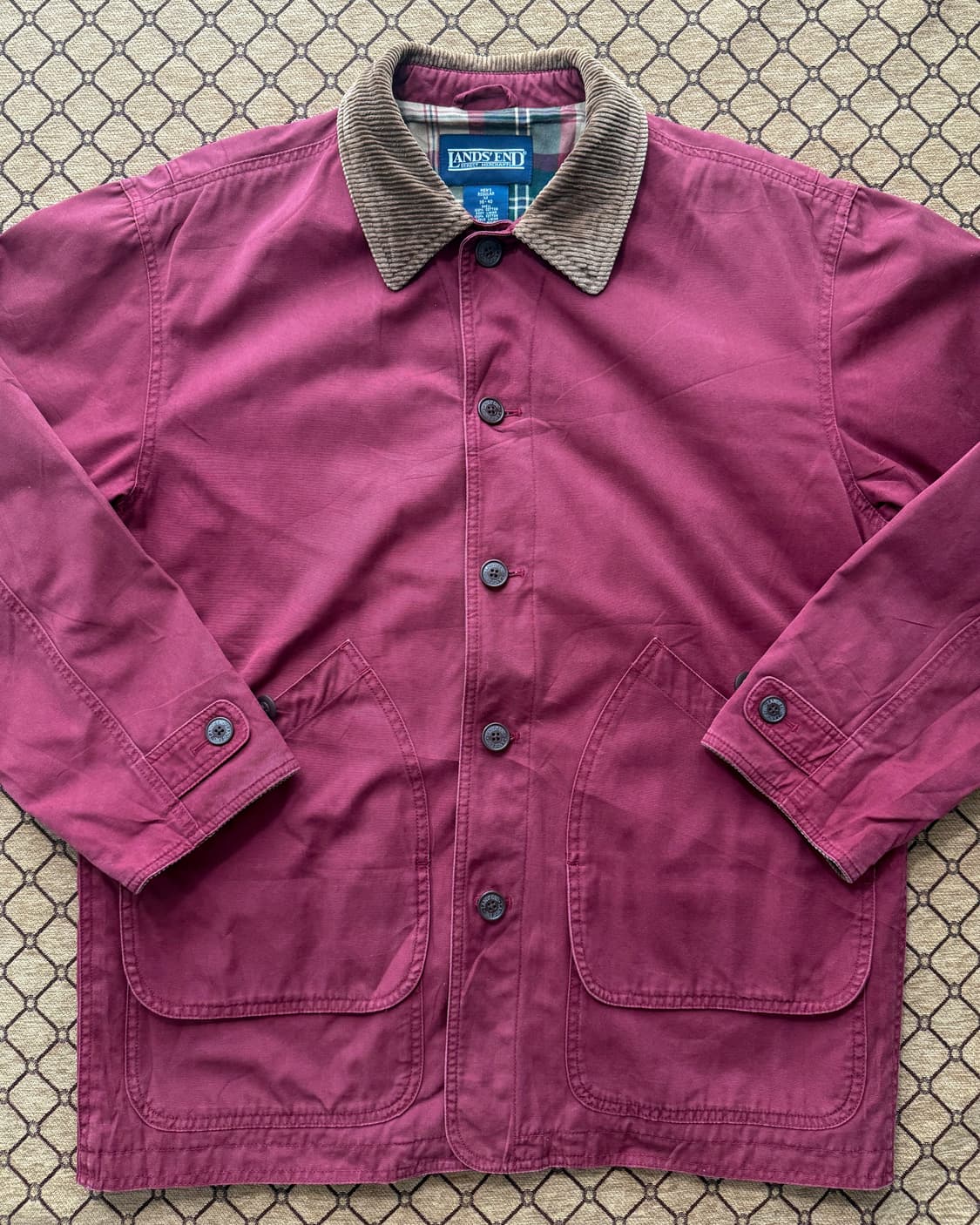 lands end 버건디 헌팅 자켓 상품이미지2