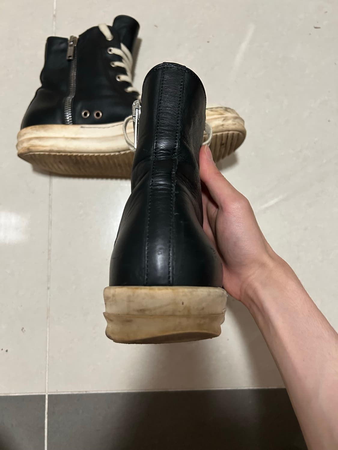 릭오웬스 라몬즈 LPO 하이 41 사이즈  상품이미지4