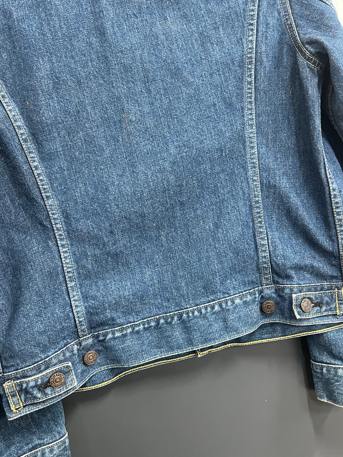 90s Levis 리바이스 제팬 71577 트러커 데님 자켓 상품이미지5
