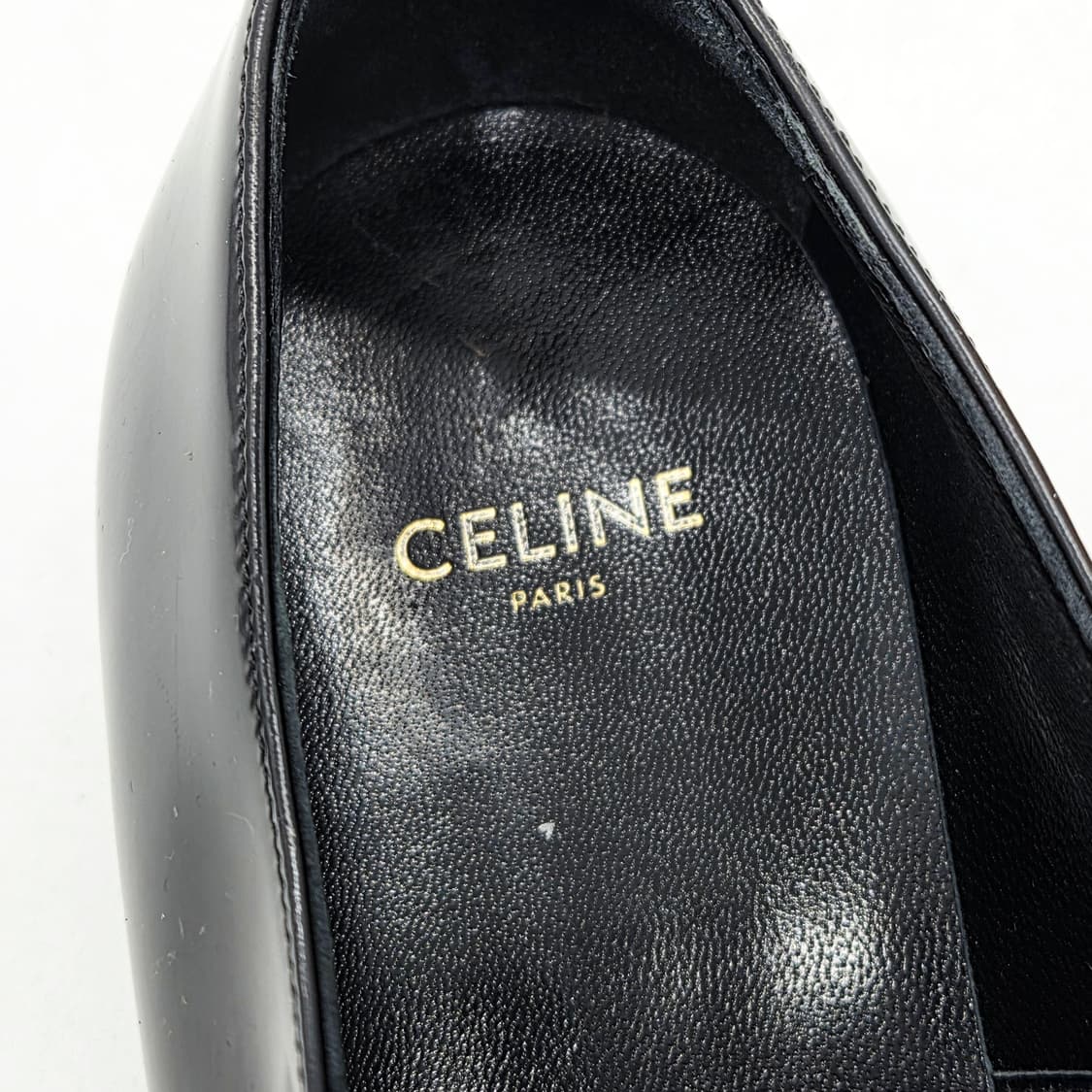 셀린느 우먼스 Jacno 레이스업 더비 슈즈 블랙 (36) 상품이미지4