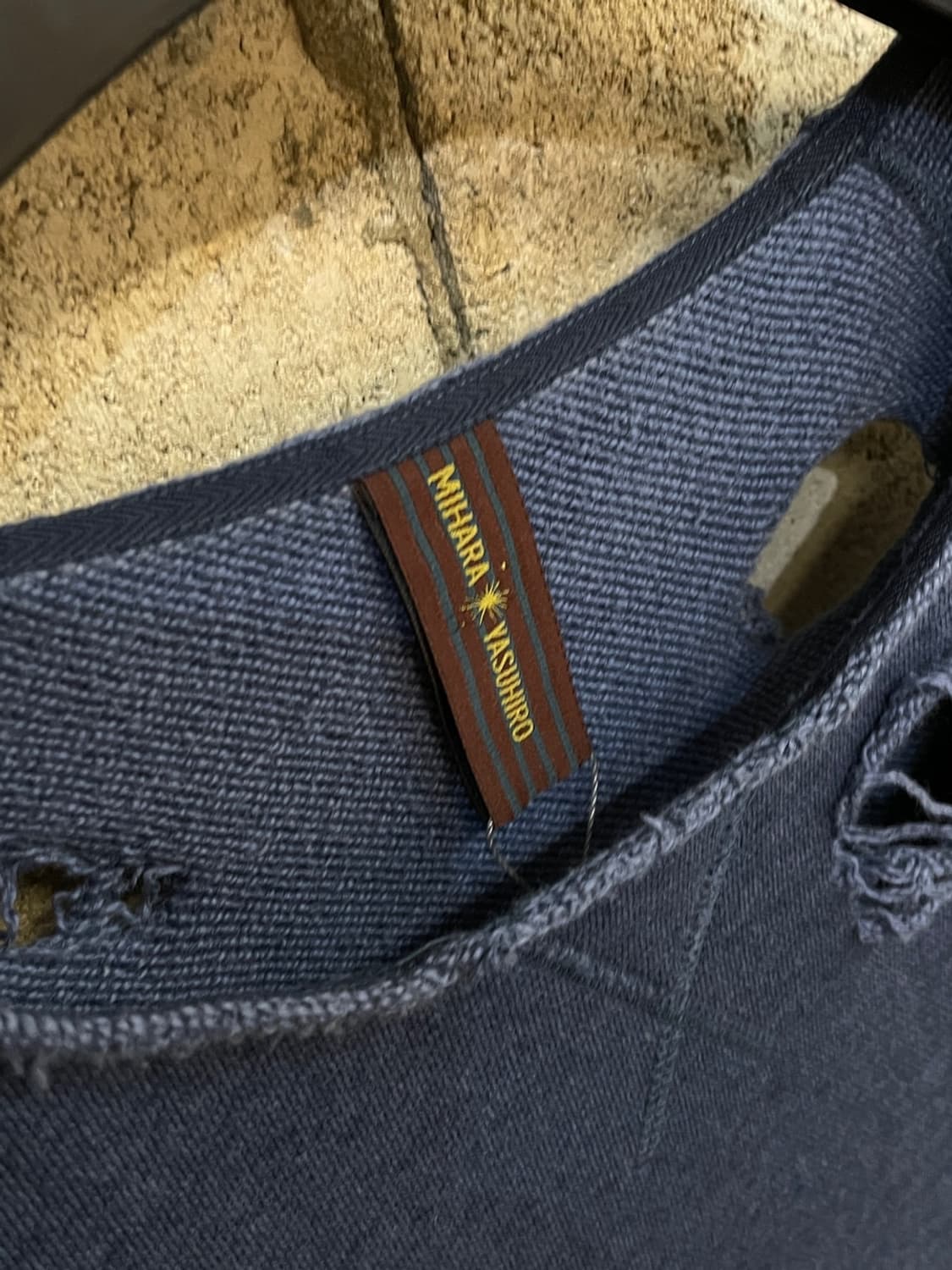 미하라 야스히로 레이어드 디스트레스드 맨투맨 상품이미지5