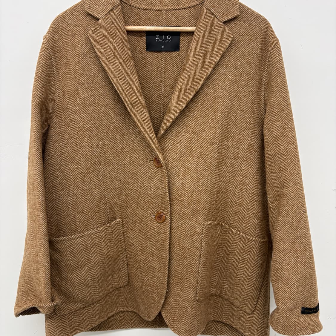 ZIO SONGZIO 헤링본 자켓 여성 XL 상품이미지2