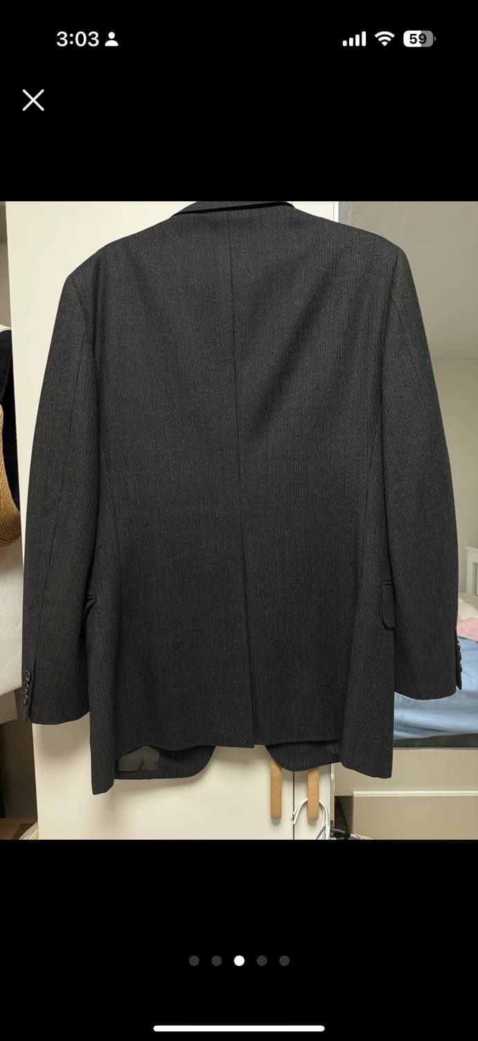 버버리 남여공용 정장 상의 다크 그레이 (100) 상품이미지3