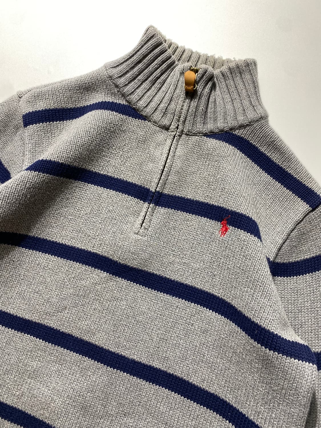 [M-L] Polo 폴로 랄프로렌 스트라이프 하프집업 니트 상품이미지3