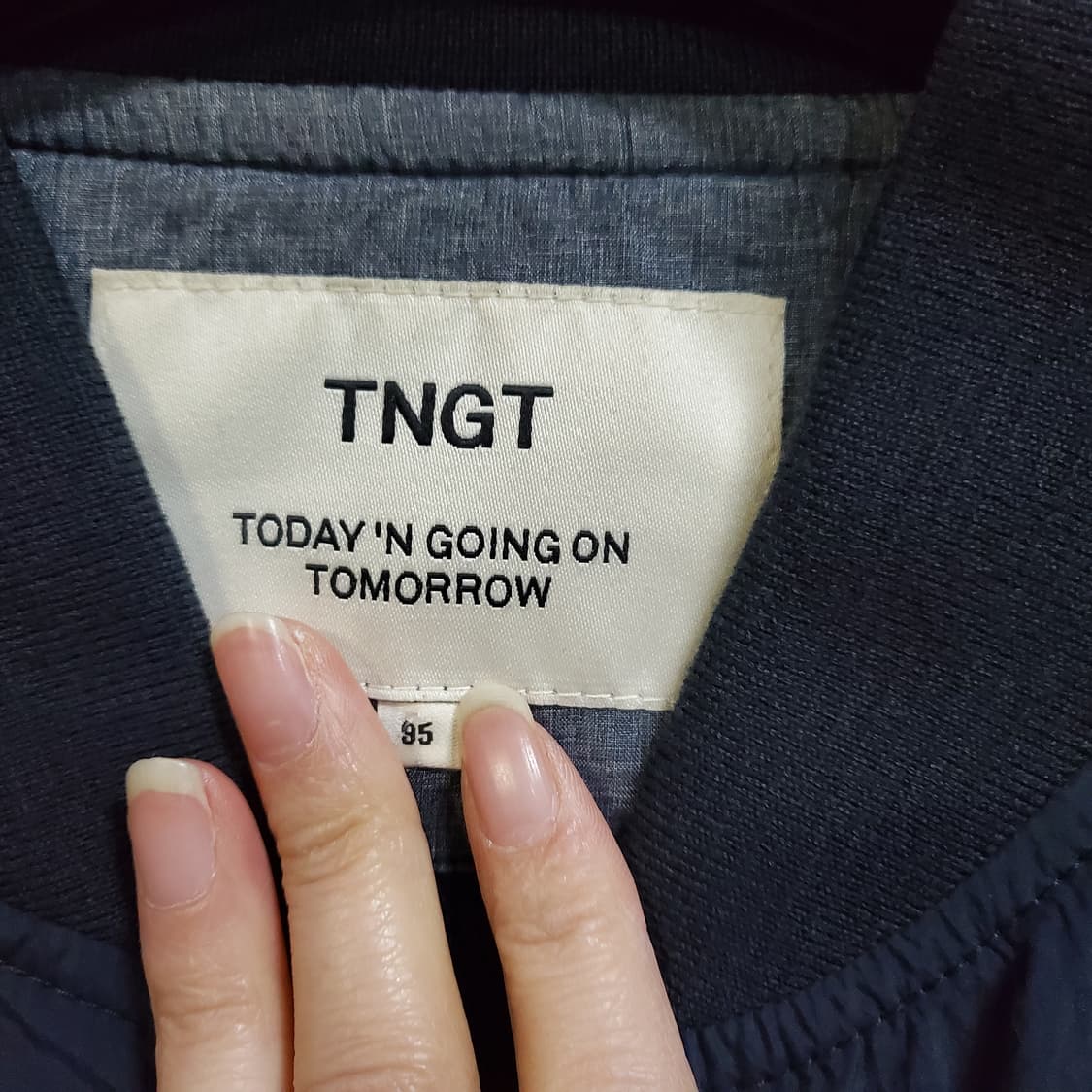 TNGT 네이비 블루종 자켓  상품이미지3