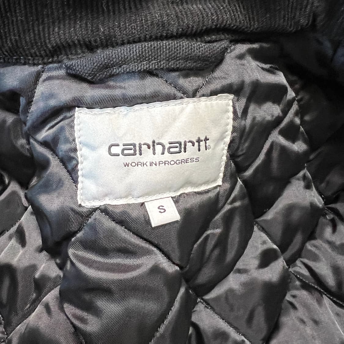 칼하트 WIP OG 디트로이트 자켓 블랙 스톤 캔버스 사이즈 S 상품이미지5