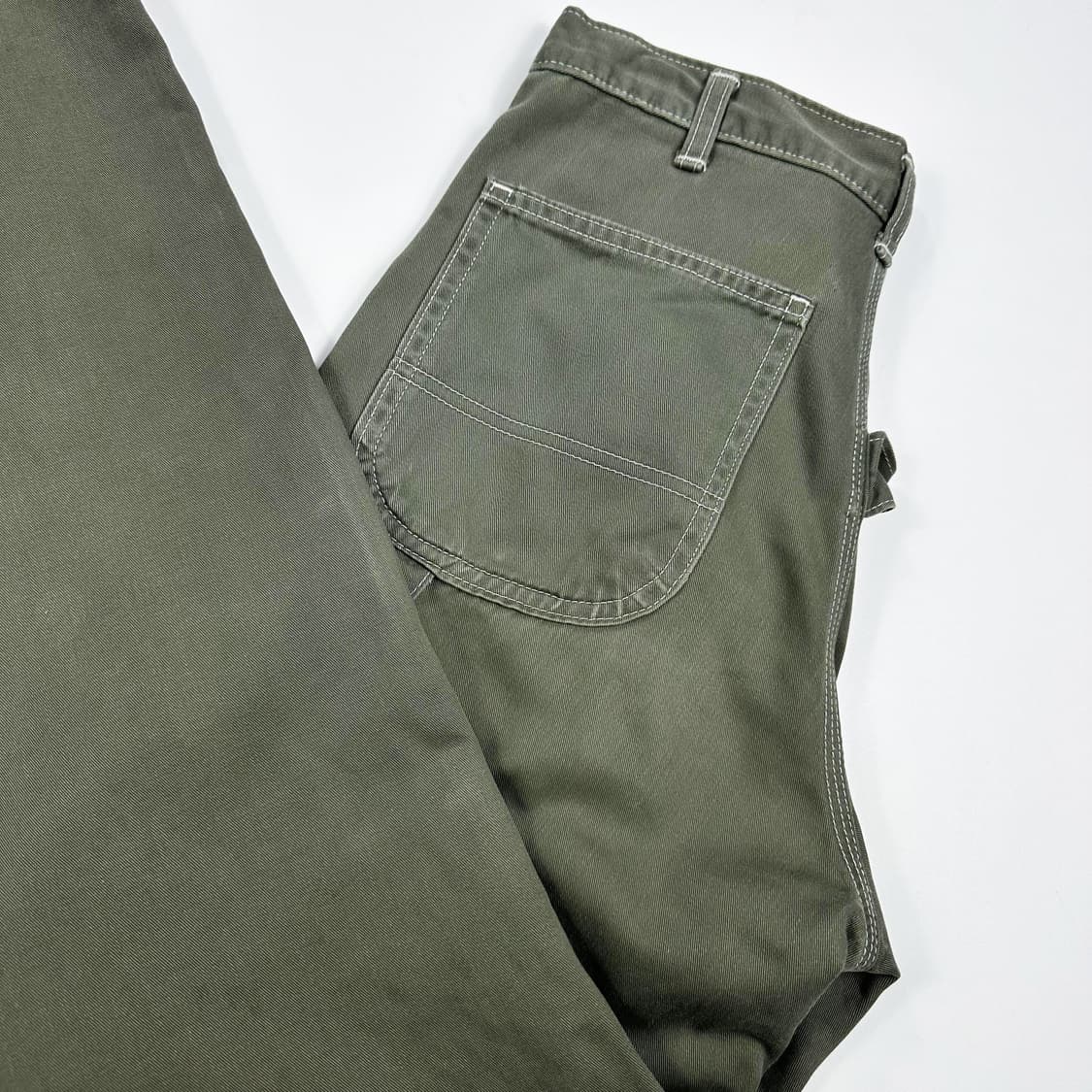 VTG 빈티지 재팬 카펜터 카키 와이드 카고팬츠 (28인치 여성추천) 상품이미지1