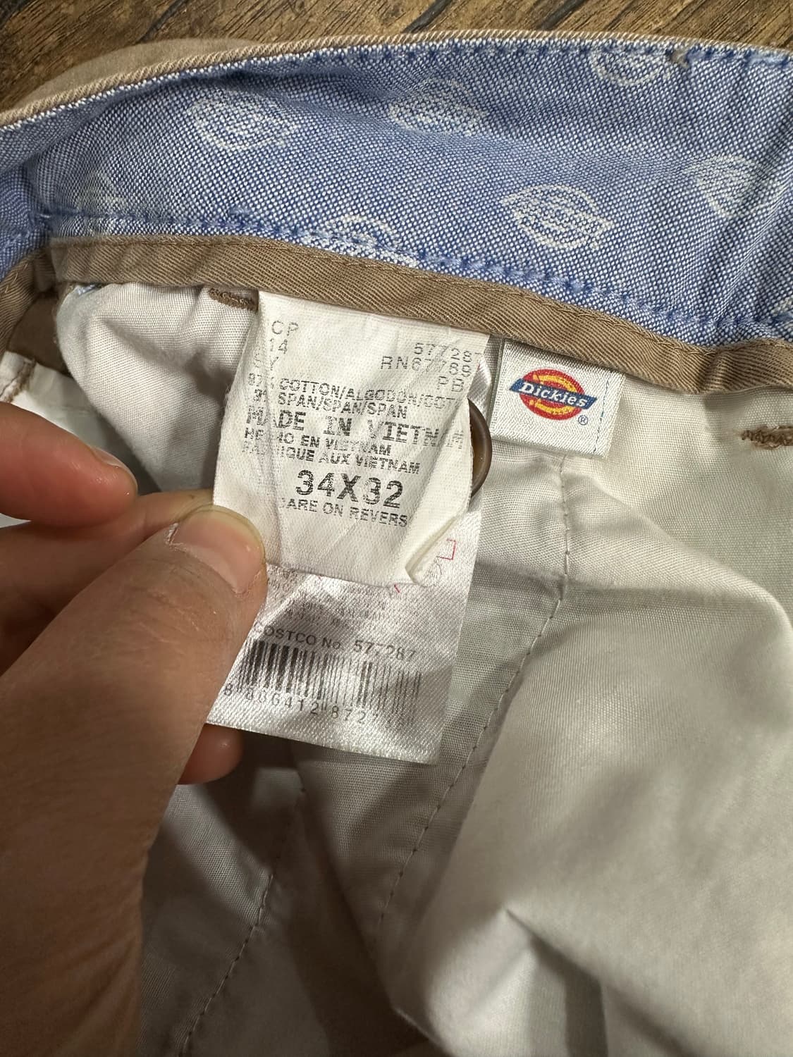 디키즈 베이지 면바지 34x32 상품이미지6