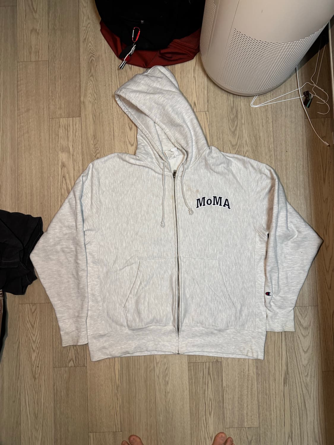 챔피온 리버스위브 후드집업 MoMA 그레이 상품이미지1