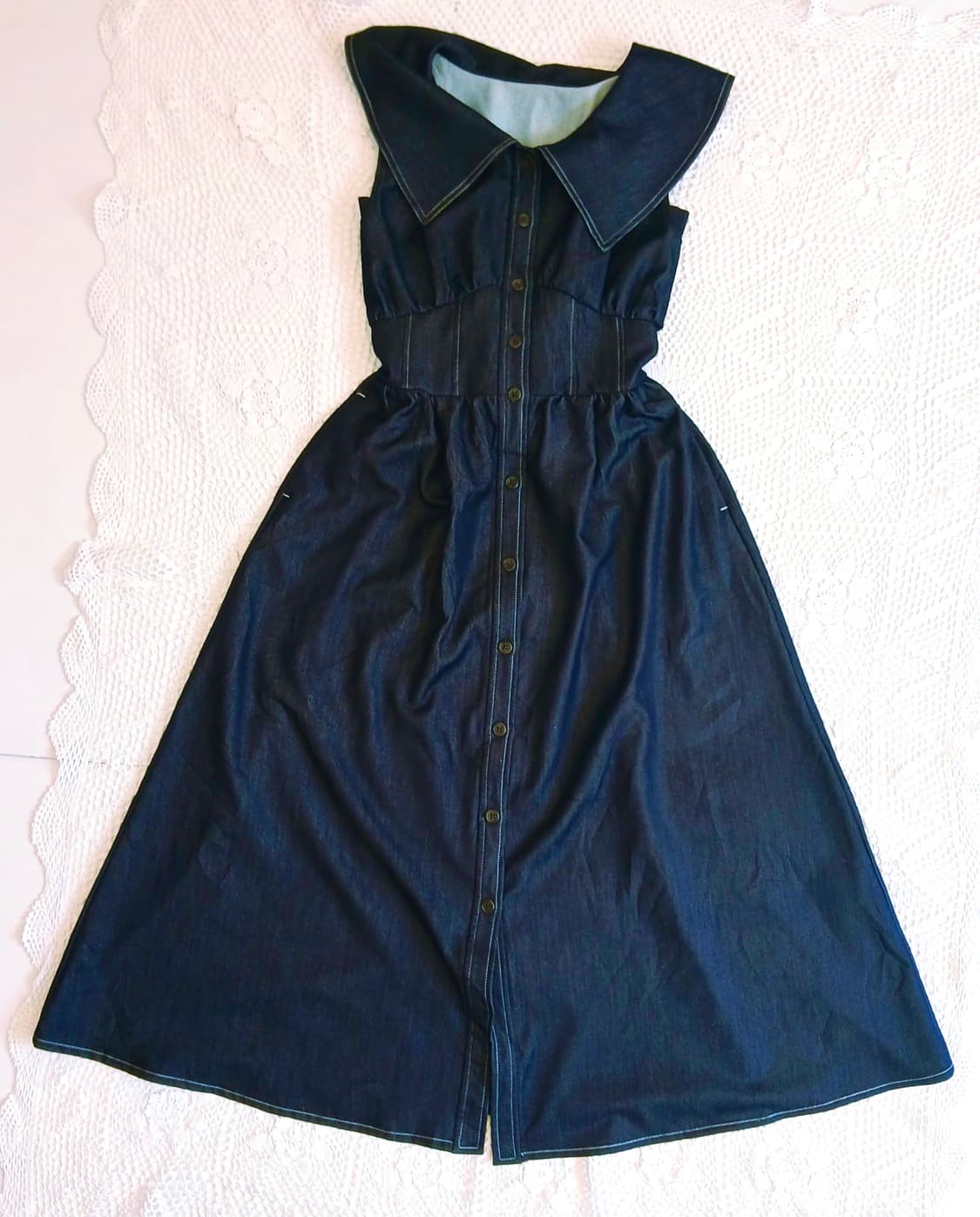 dazzlin 데님 세일러 코르셋 원피스 (재패니스 빈티지) 상품이미지3