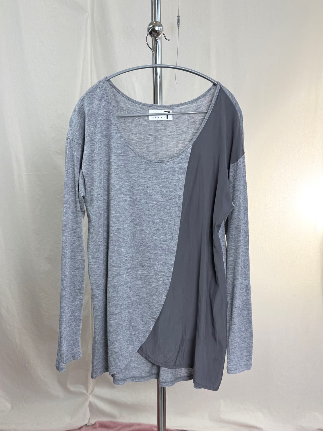 Soeur 7 루즈핏 레이어드 롱슬리브 탑 상품이미지2