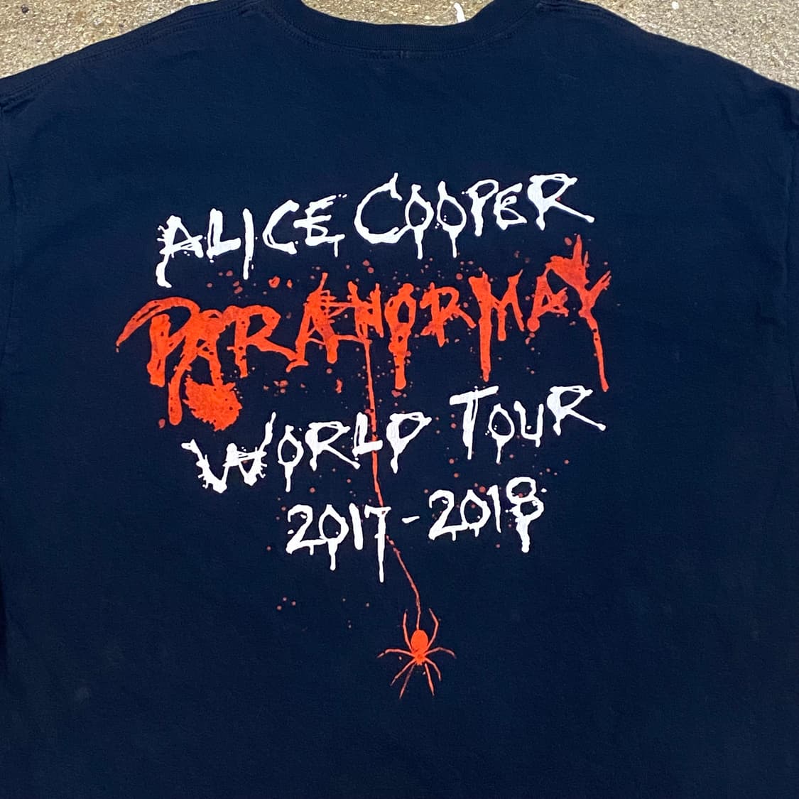 레어) 미국 빈티지 엘리스 쿠퍼 정식 굿즈 반팔티 락티셔츠 상품이미지6