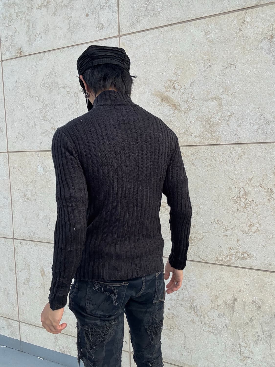 “Made in italy”Slim Fit Padded Knit Slim 상품이미지3