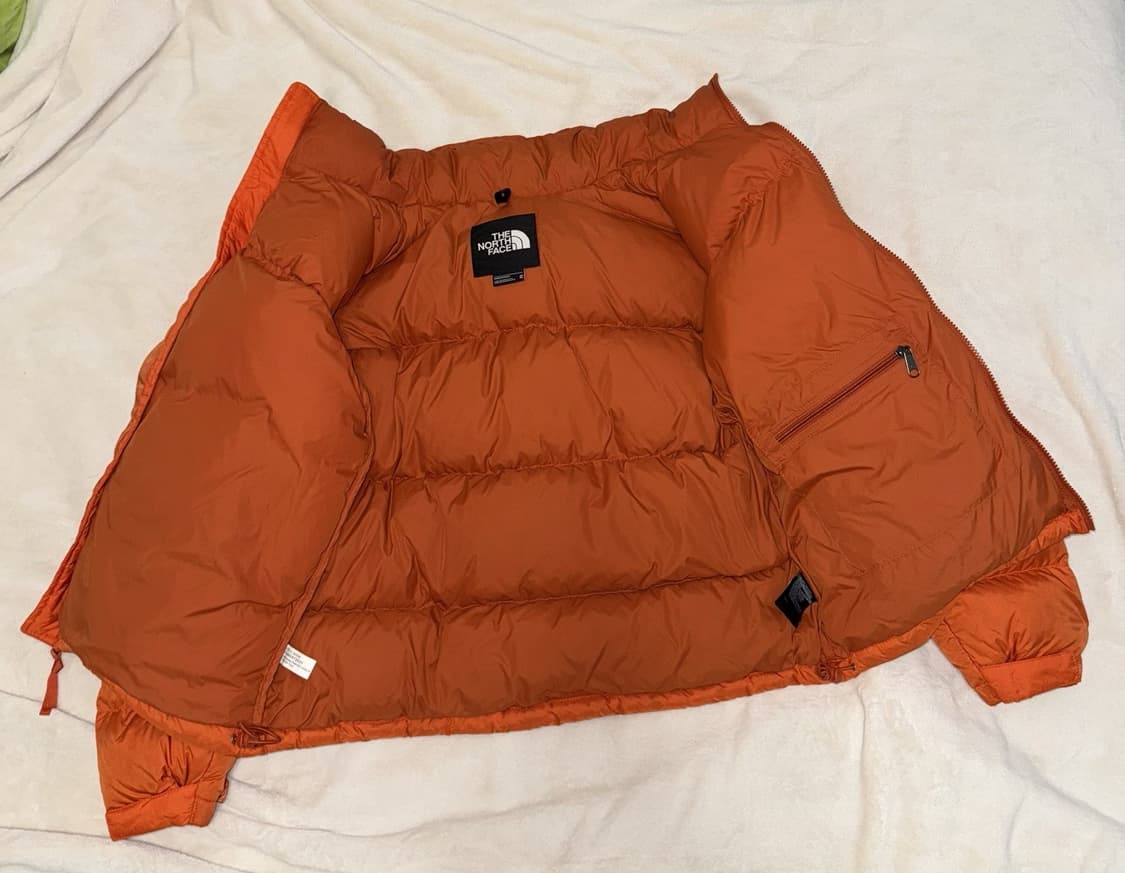 22FW 노스페이스 눕시 700 패딩 오렌지 상품이미지3