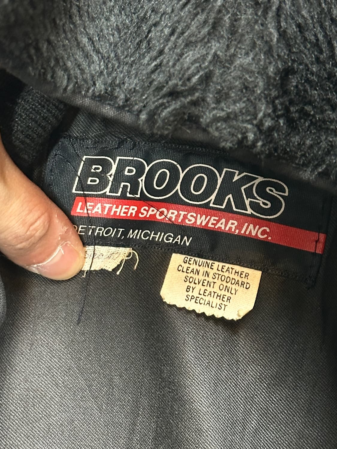 80's 브룩스 레더 카페레이서 자켓 빈티지 레더 자켓 상품이미지8