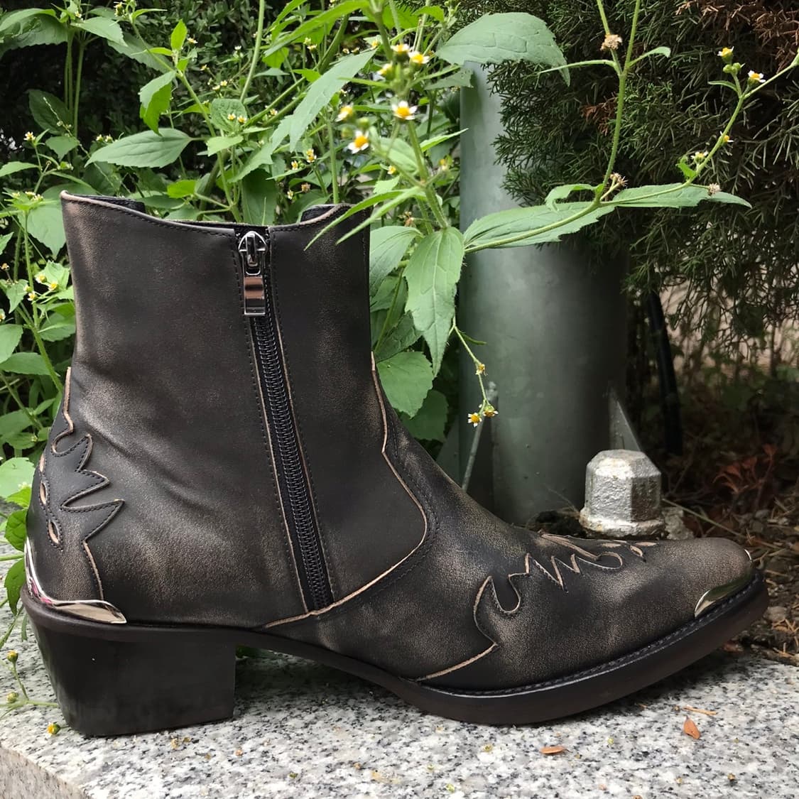 워싱누벅카키블랙  웨스턴부츠 270 상품이미지2