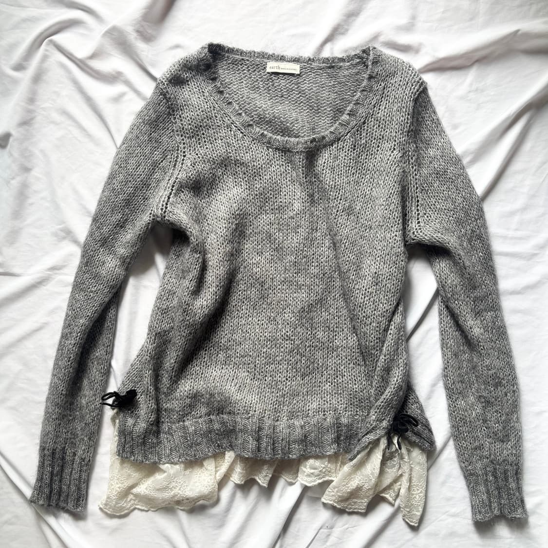 빈티지 어스뮤직 갸루 모리 공겜여주 니트 상품이미지1