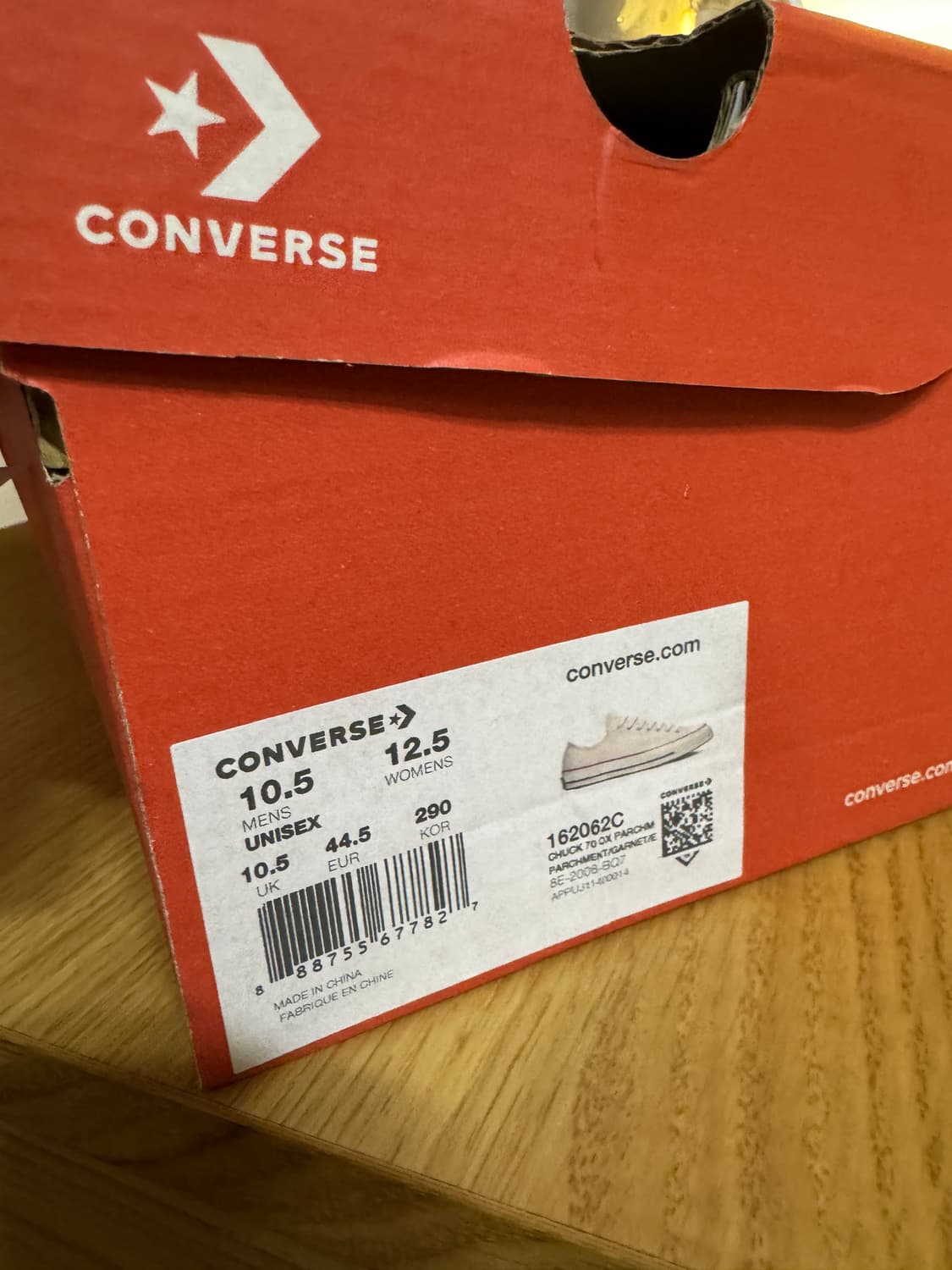 [290] 컨버스 척 70 로우 파치먼트 새상품 상품이미지2