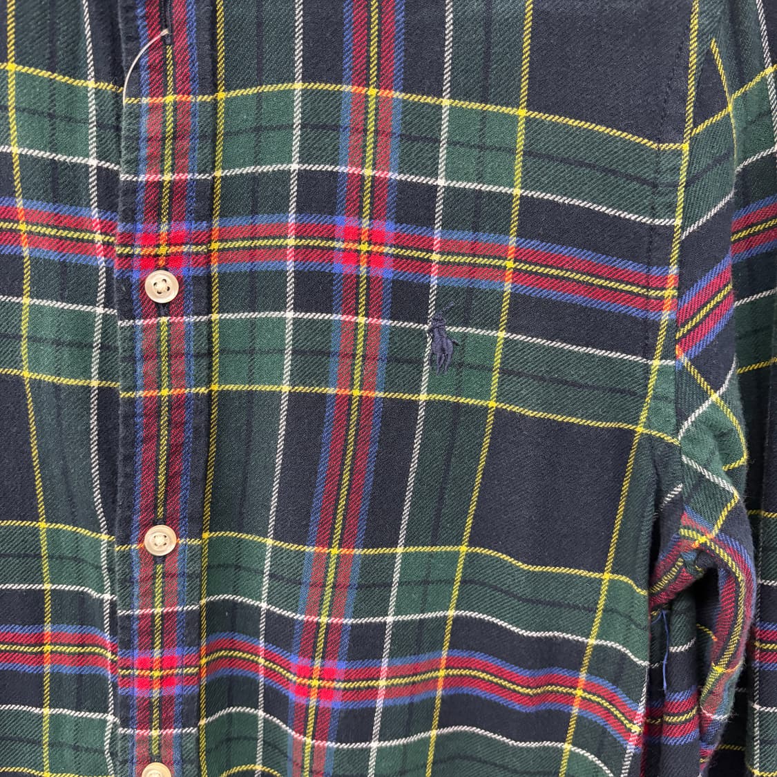 폴로 랄프로렌 타탄 체크 셔츠 여성M 상품이미지2