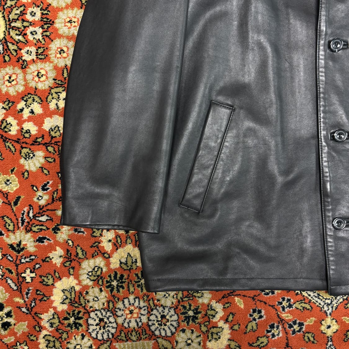 [XL] BR REPUBLIC 램스킨 카코트 가죽자켓 상품이미지4