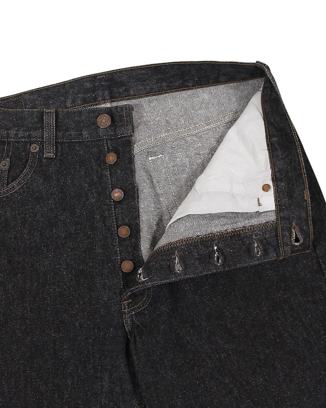 1995 USA 리바이스 501-0658 선염색 블랙 데님 팬츠 빈티지 상품이미지9