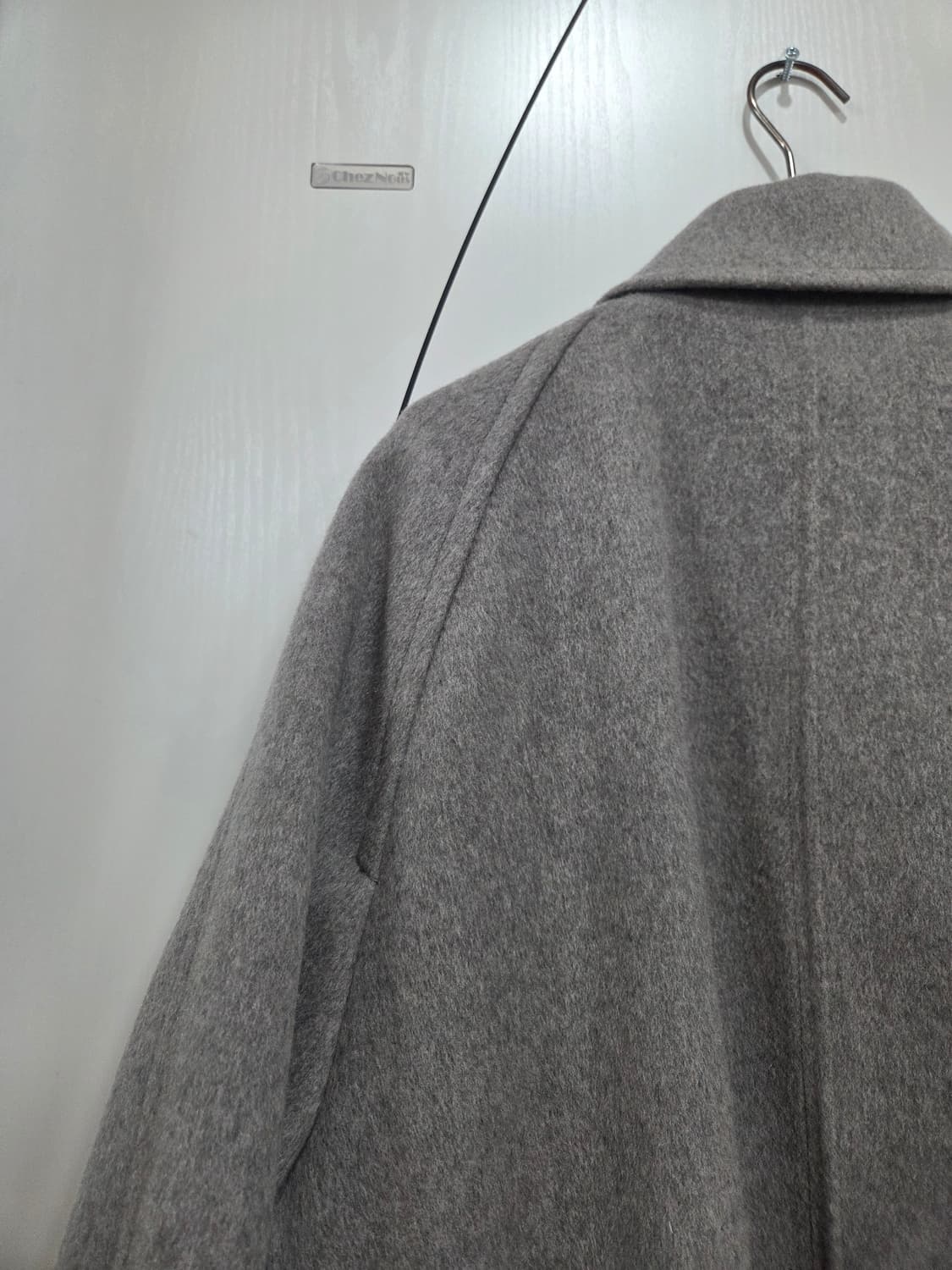 (XL) 질스튜어트 뉴욕 캐시미어 블렌드 핸드메이드 발마칸 코트 상품이미지6