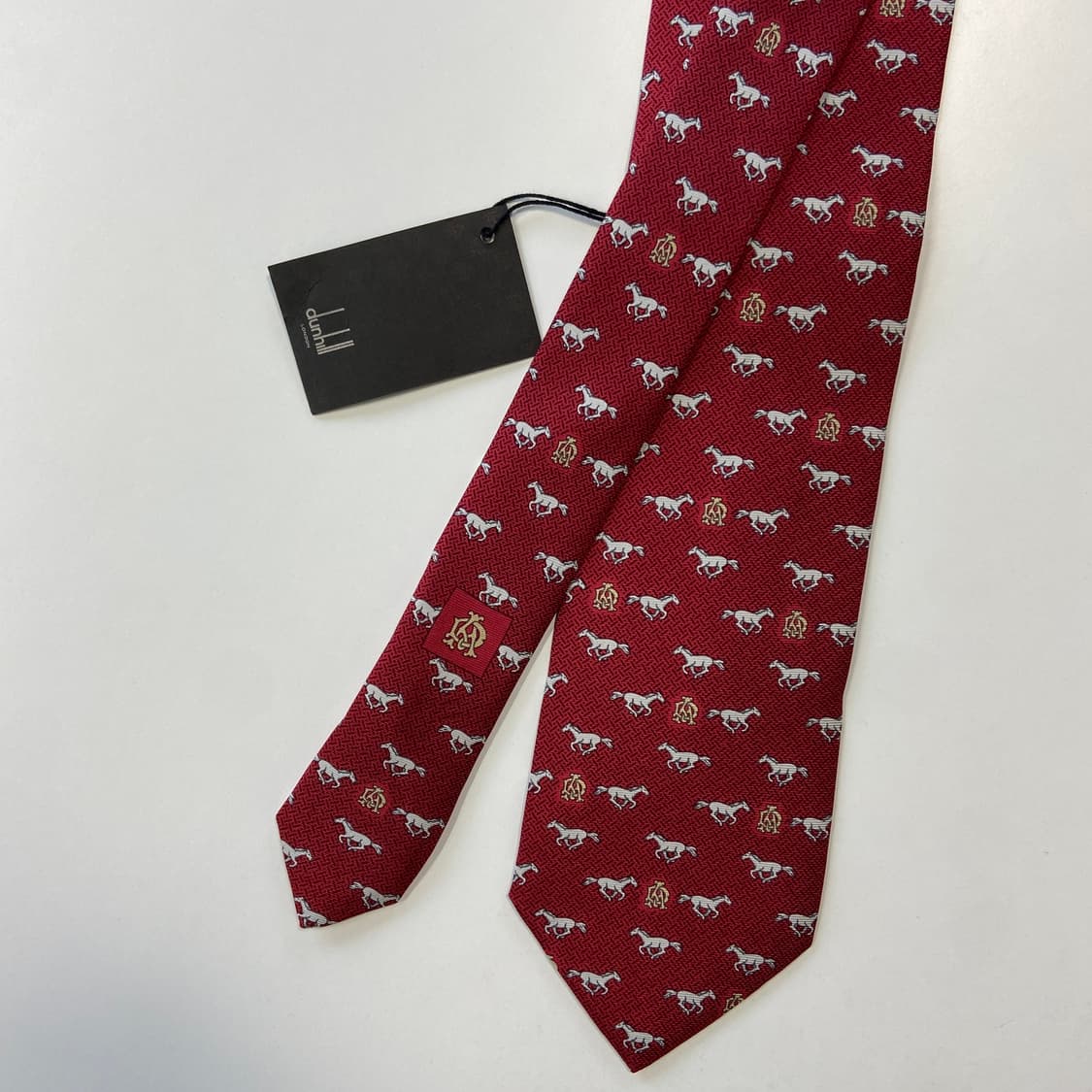 미사용품 택달린 던힐(dunhill) 명품 정품 넥타이 8.2cm 상품이미지3