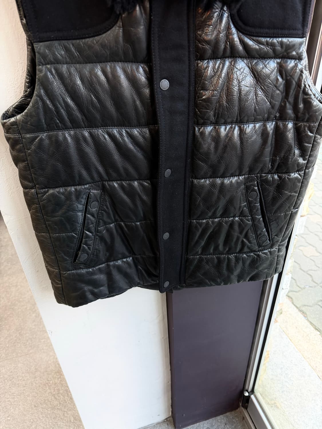 .S/ 닐바렛 리얼 양가죽 무스탕 패딩 베스트 상품이미지4