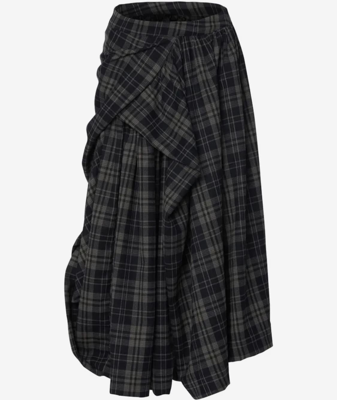플레어업 스커트 Draped Layered Long Skirt 상품이미지1