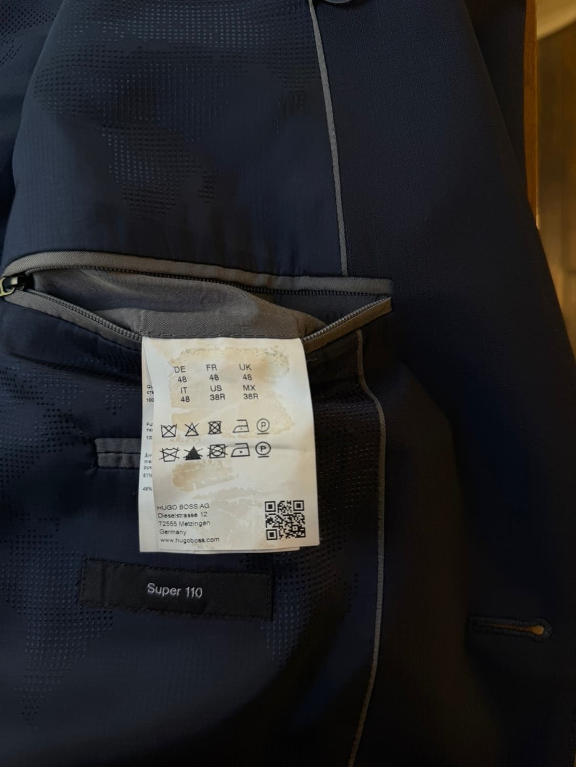 휴고보스 테일러드 자켓 100 상품이미지7