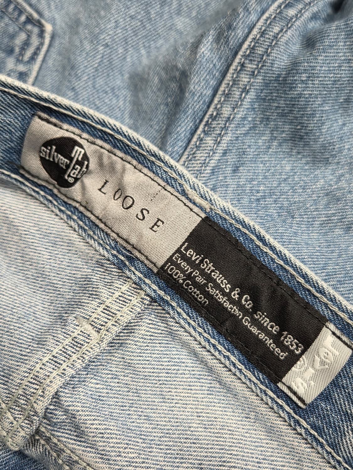 리바이스 실버 탭 루즈핏 데님팬츠 W28 L32 상품이미지8