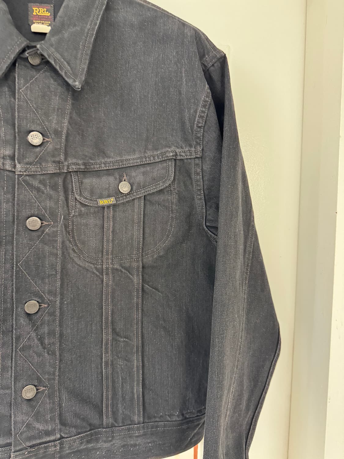 L RRL 멕시코산 lot271 리랜드 블랙 데님 자켓 상품이미지2