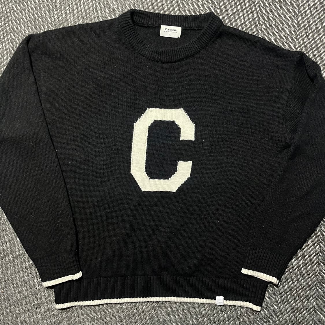 COVERNAT 커버낫 빅 C로고 니트 상품이미지2
