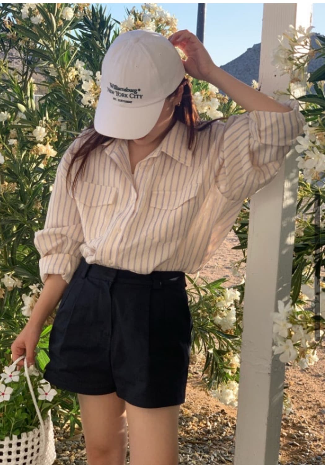 위드아웃썸머 mari 마리셔츠 아이보리 상품이미지1