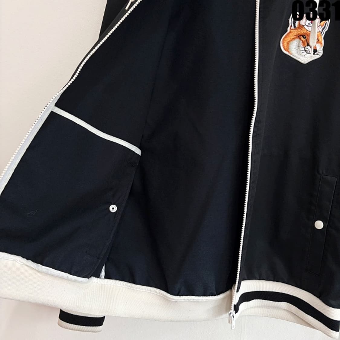 메종 키츠네 폭스 패치 후드 집업 자켓 003 0331 상품이미지8