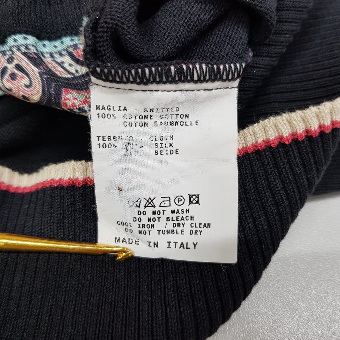 ETRO 에트로 페이즐리 패널 니트 가디건 42사이즈 상품이미지6